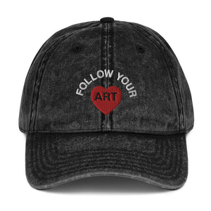 Follow Your Art - Vintage Cotton Cap