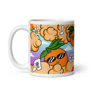 Cloudy Orange Blossom Gang Mug