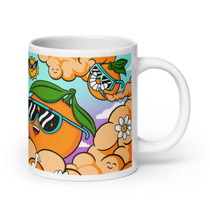 Cloudy Orange Blossom Gang Mug