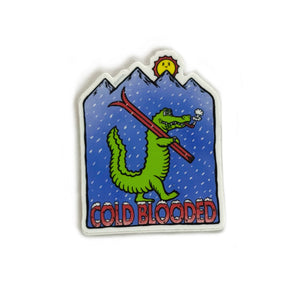 Cold Blooded Gator - Sticker(x3)