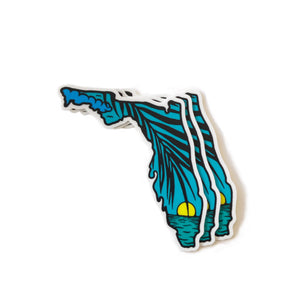 Florida Sunset - Sticker(x3)