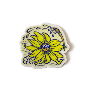 Painting Sunflower - Sticker