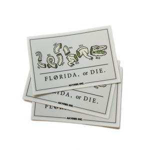 FLA or Die - Sticker(x3)