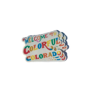 Colorful Colorado - Sticker