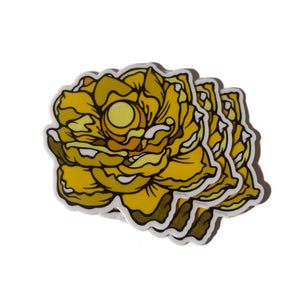 Yellow Rose - Sticker(x3)